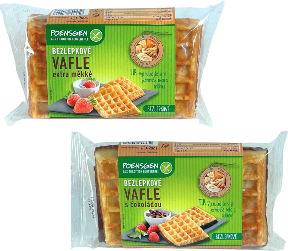 Poensgen Vafle extra mäkké a bez lepku 100g
