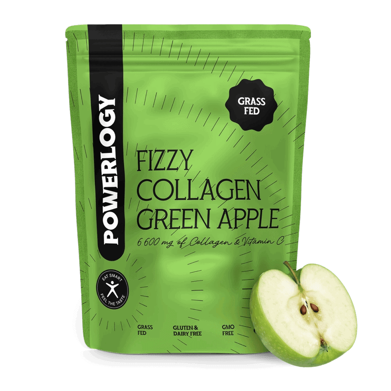 Powerlogy Fizzy Collagen Green Apple 300 g