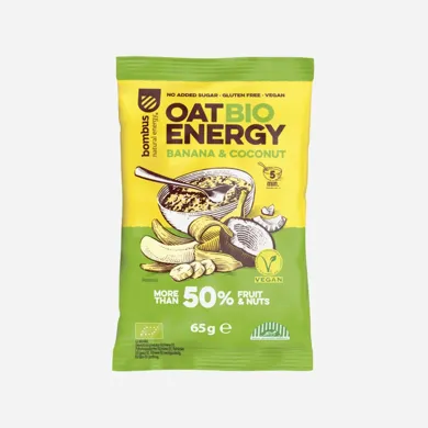 Ovsená kaša bezlepková Banán a kokos BIO 65 g