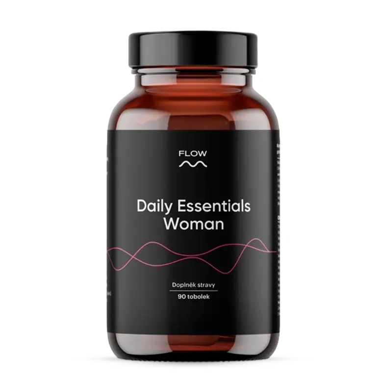 Flow Daily Essentials Woman 90 kapsúl Komplex 28 mikroživín v bioaktívnych formách pre každodenné zdravie zaneprázdnenej ženy