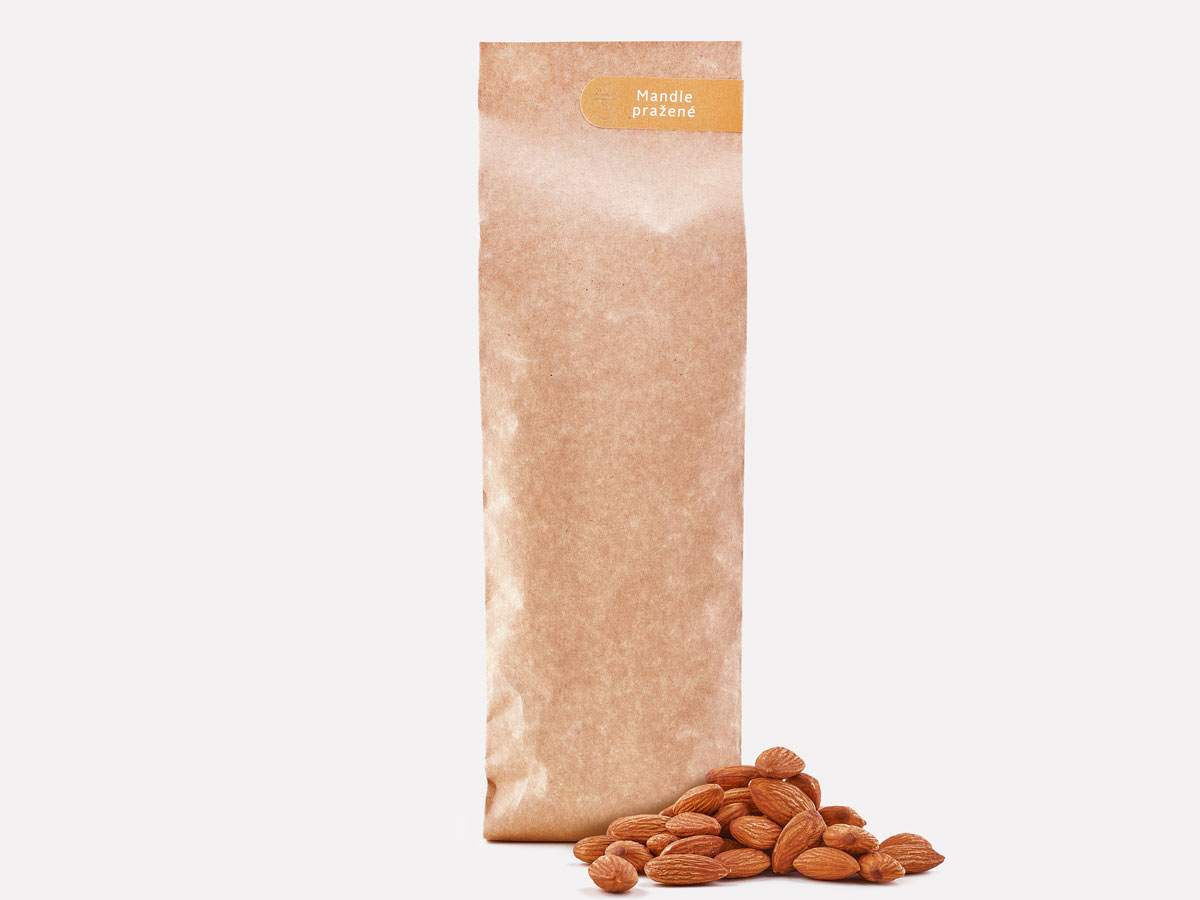 Mandle pražené 0,5 kg vrecko