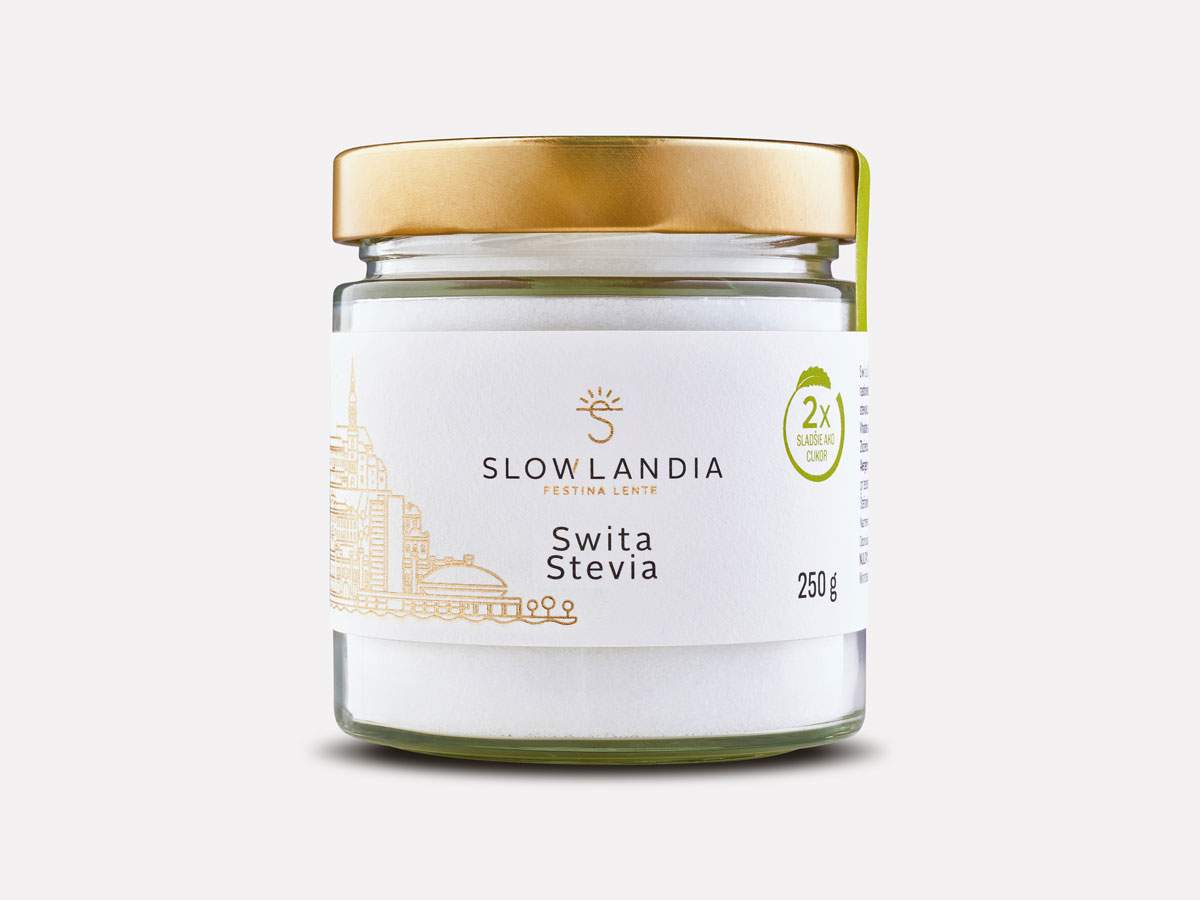Swita Stevia Sladidlo 250g sklo