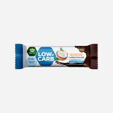Tyčinka low carb kokos v horkej čokoláde 40 g