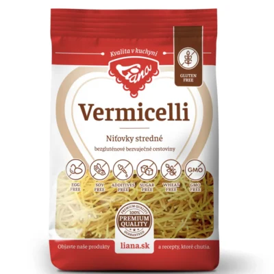 Liana Vermicelli Niťovky stredné cestoviny bezlepkové 200 g