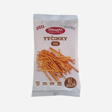 Bezlepkové tyčinky natur BIO 45 g