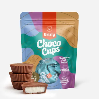 Choco Cups mliečna čokoláda & kokos 120 g