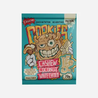 Cookies cashew coconut & white choco 70 g