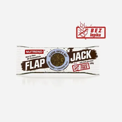 Flapjack Gluten Free - čokoláda + kokos s horkou čokoládou 100 g
