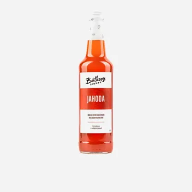 Jahodový sirup 500