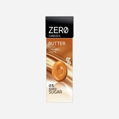 ZERO Candies Butter Caramel – cukríky bez cukru 30 g