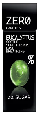 ZERO Candies Eucalyptus – cukríky bez cukru 30 g
