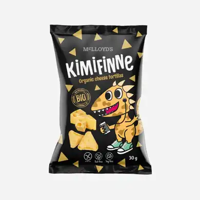 Kimifinne Snack syrové tortilly BIO 30 g