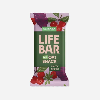 Lifebar Oat snack ovocný BIO 40 g