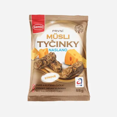 Müsli tyčinky naslano syrové 55 g