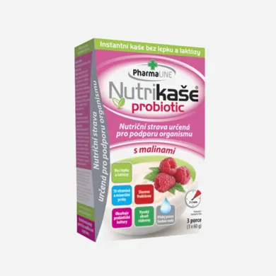 Nutrikaša probiotic s malinami 180 g