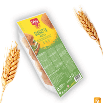 Ciabatta Rustica - bezlepkové pečivo (4x50g) - Schär
