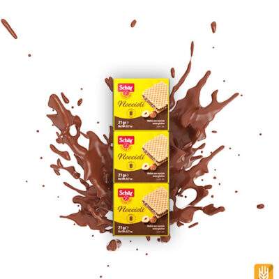Noccioli - bezlepkové lieskovoorieškové oblátky (63g) - Schär
