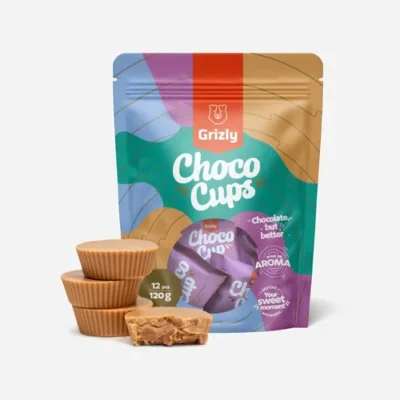 Choco Cups karamelová čokoláda & lieskovoorieškový krém 120 g
