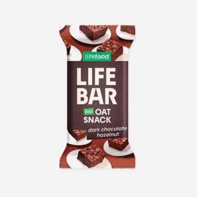 Lifebar Oat snack brownie BIO 40 g