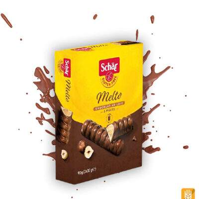 Melto - bezlepkové sušienky s čokoládovou náplňou (90g) - Schär