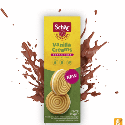 Vanilla Creams - bezlepkové krémové sušienky (115g) - Schär